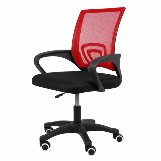 Sedia Ergonomica HEMAX Regolabile e Imbottita per Ufficio e Casa, Design Sportivo, Rosso