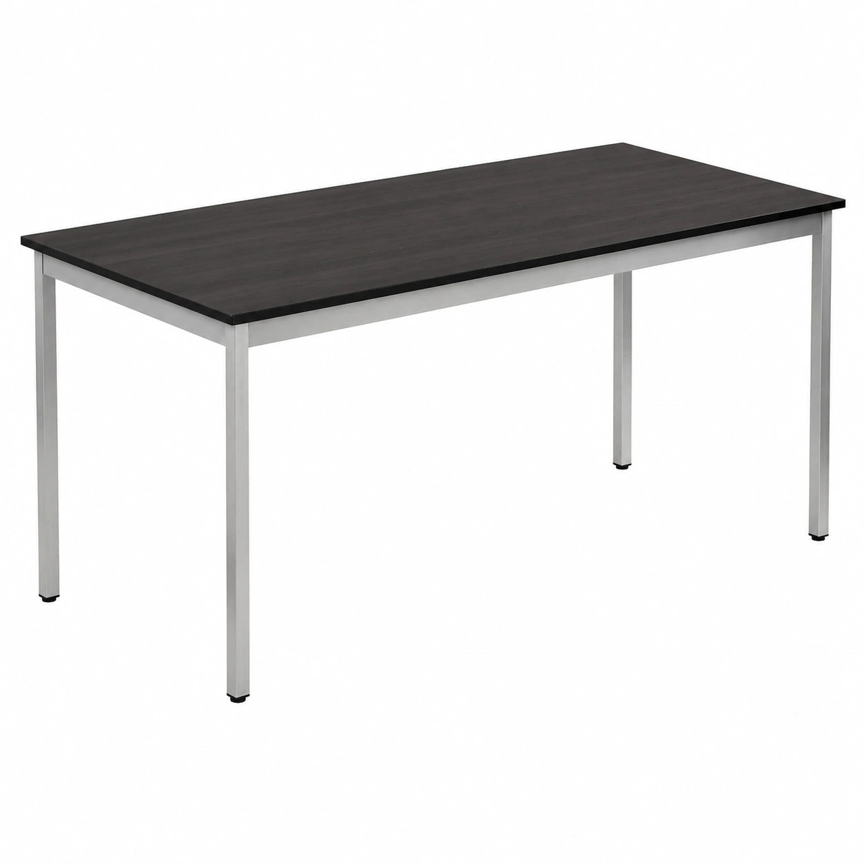 Tavolo da conferenza moderno nero 160x80 cm con sedie