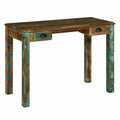 Scrivania Moderna in Legno Massello 112x55x76 cm, Stile Minimalista
