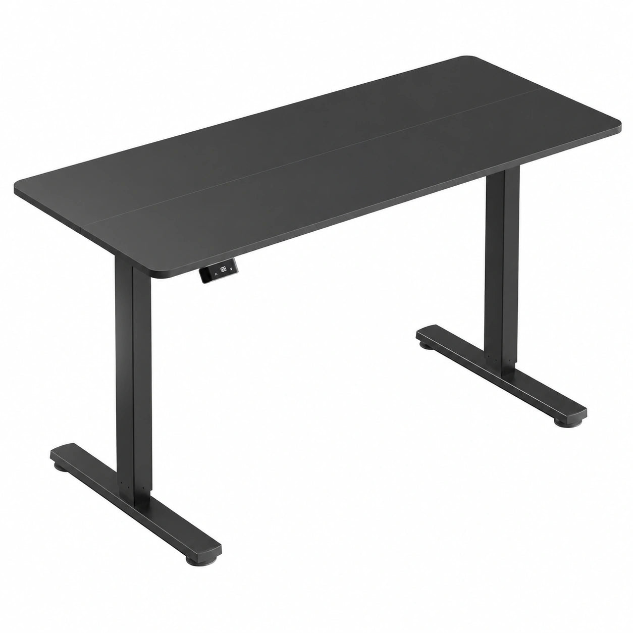 ONKRON Scrivania Motorizzata Regolabile 71-118 cm, Piano 140x60 cm, Postazione Lavoro Smart, Nero