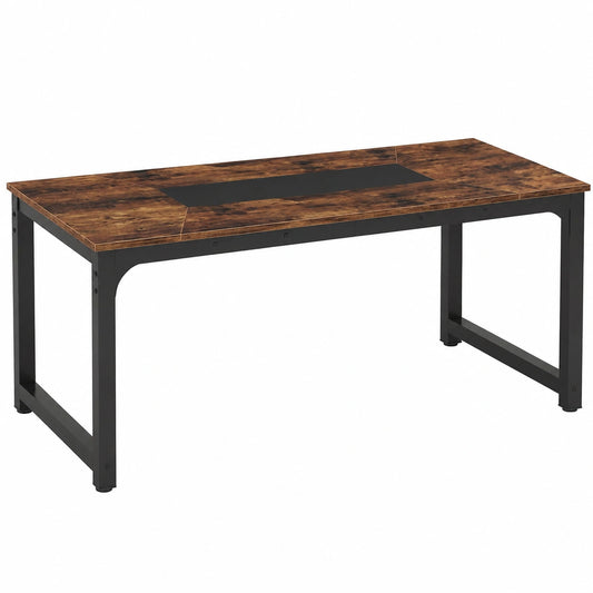 Scrivania per Computer Vintage, Ampia 180x90 cm, Ideale per Ufficio e Gaming