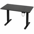 Scrivania Elettrica Regolabile Duronic CD140 BK 140x60 cm Nera, Altezza 72-118 cm con Porte USB e USB-C, Capacità 70 kg, Ideale per Ufficio e Smart Working