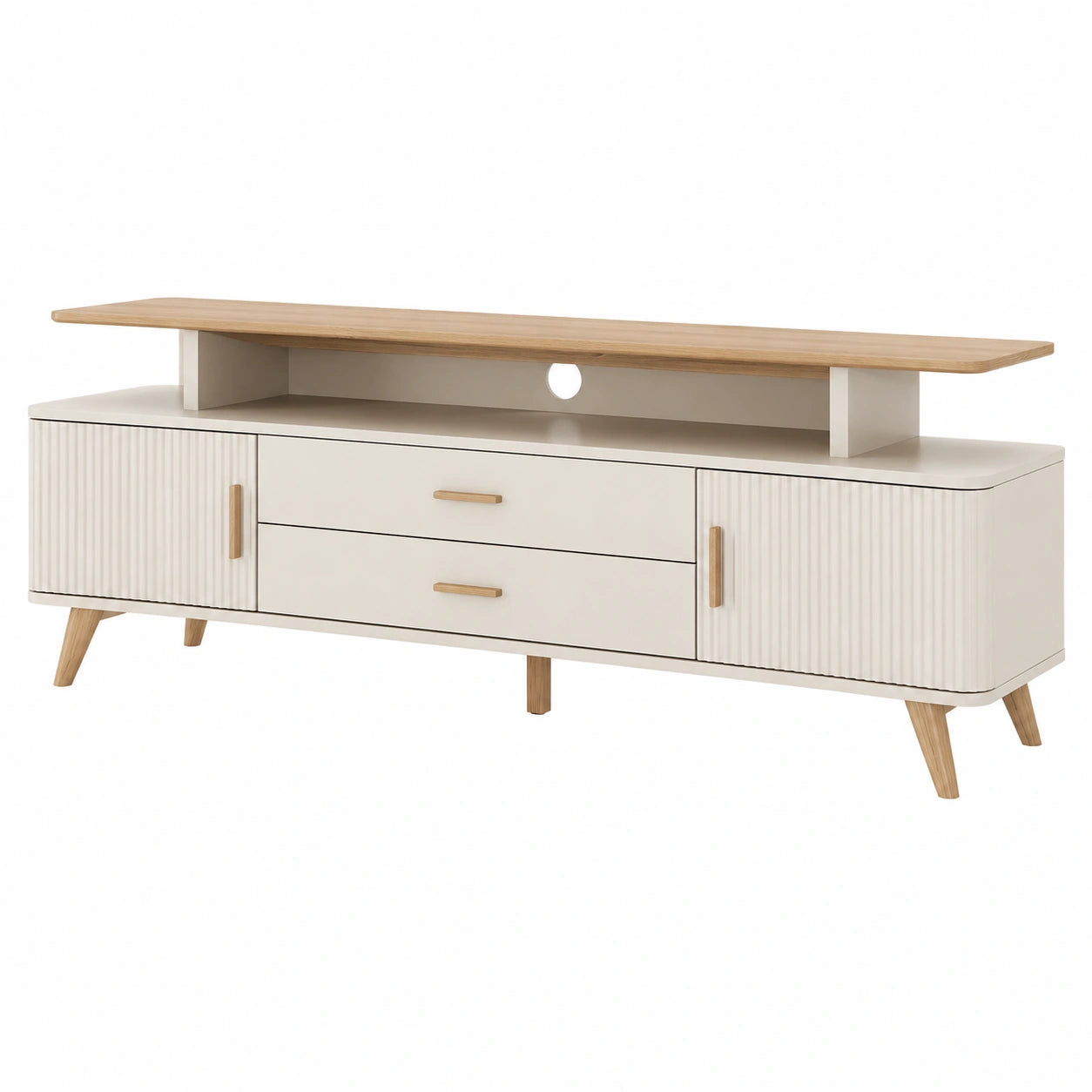 Set Scrivania e Sedia Ergonomica per Ufficio, Casa e Studio - Colore Marrone e Rosa